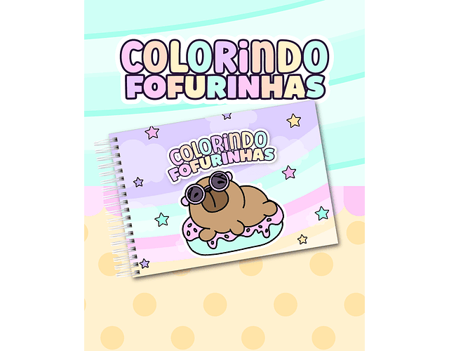 Arquivo Livros de Colorir Pack Colorindo Fofurinhas - Pamella