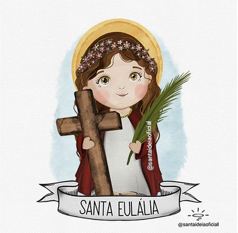 Kit Digital Santa Eulália Aquarela - Santa Ideia