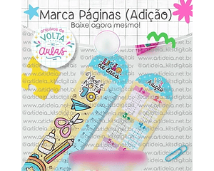 Arquivo Marca Páginas Adição - Art Ideia