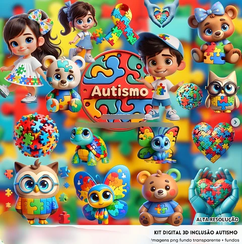 Kit Digital Autismo - FANDDY 