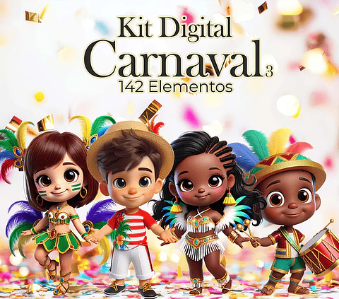 Kit Digital Carnaval - Camila Tanaka 