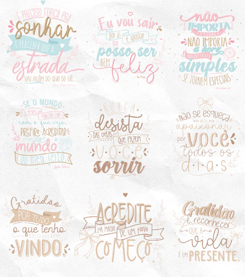 Kit Digital Lettering Junto e Misturado - AME DESIGNER