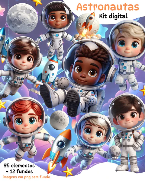 Kit Digital Astronautas - Mikitisdigitais 