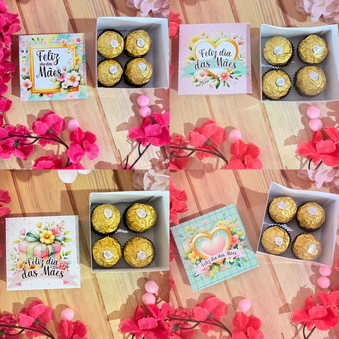 Arquivo dia das mães caixa 4 doces - GB ARQUIVOS 