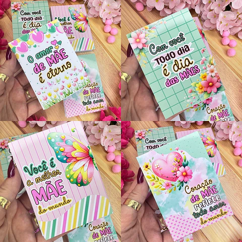 Arquivo dia das mães capa bloquinho A7 - GB ARQUIVOS 