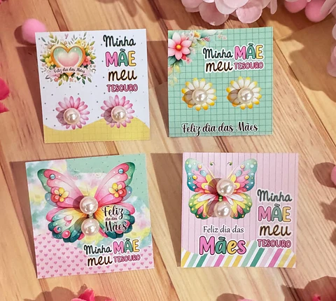 Arquivo dia das mães card brinco - GB ARQUIVOS 
