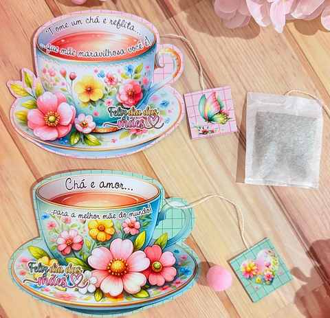 Arquivo dia das mães card chá - GB ARQUIVOS 