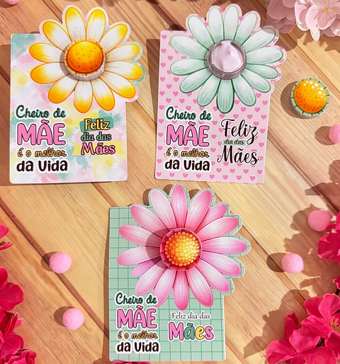 Arquivo dia das mães card flor hidratante - GB ARQUIVOS 