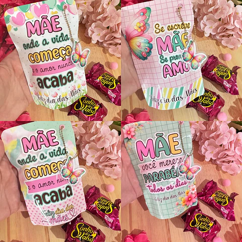 Arquivo dia das mães saco ziplock 10x15 - GB ARQUIVOS 