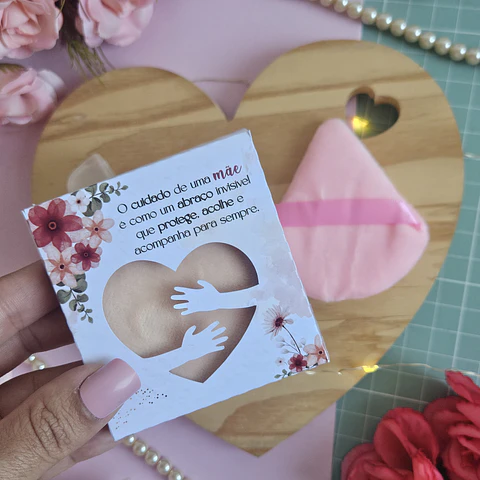 Arquivo dia das mães caixinha esponja triangular - BELLA IDEIA 