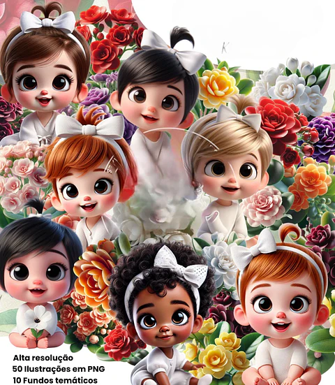 Kit Digital Kalandivas com Mascotes - ETERNIZE