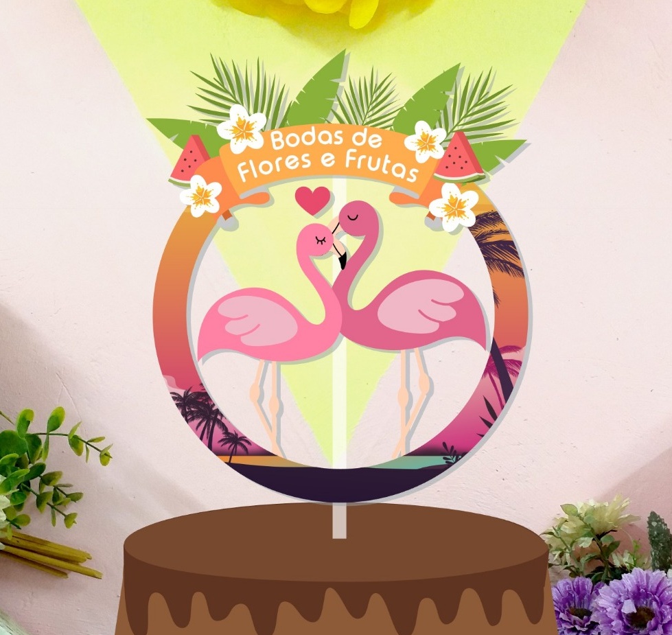 Arquivo Topo De Bolo Bodas De Flores E Frutas