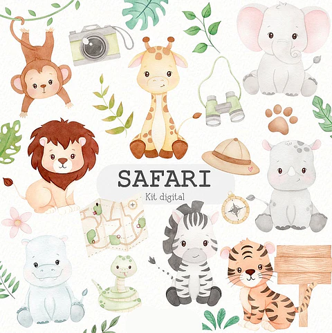 Kit Digital Safari - ESTUDO LIN 