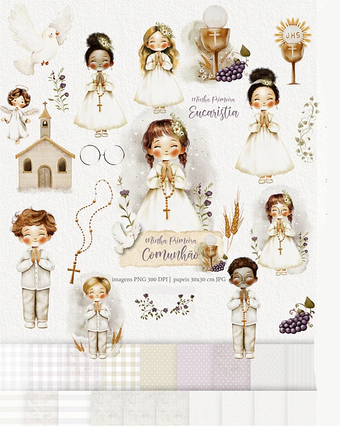 Kit Digital primeira comunhão