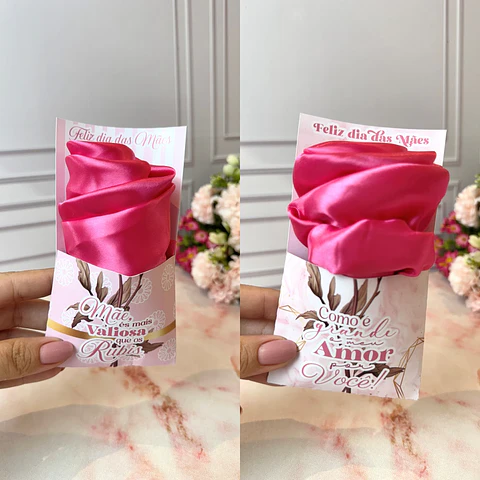 Arquivo dia das mães card touca de cetim