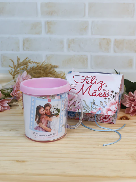 Arquivo dia das mães bolsinha para caneca