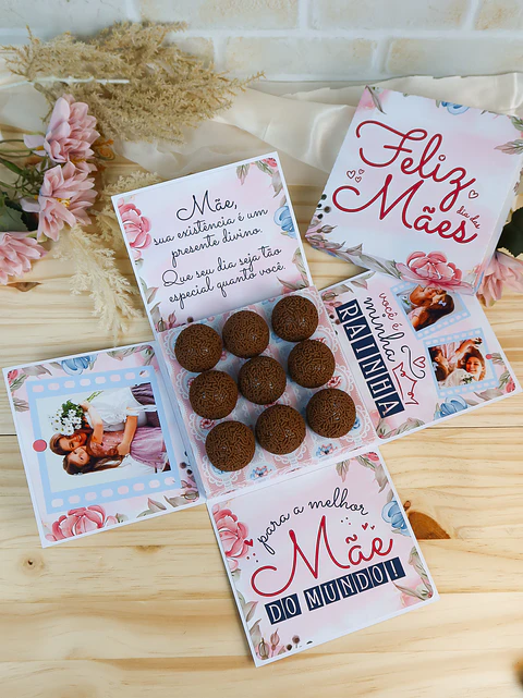 Arquivo dia das mães caixa explosão para 9 doces