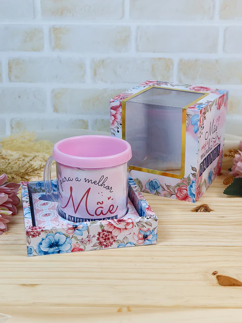Arquivo dia das mães caixa para caneca