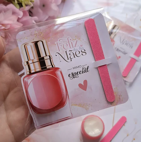 Arquivo dia das mães card hidratante e mini lixa - JLD