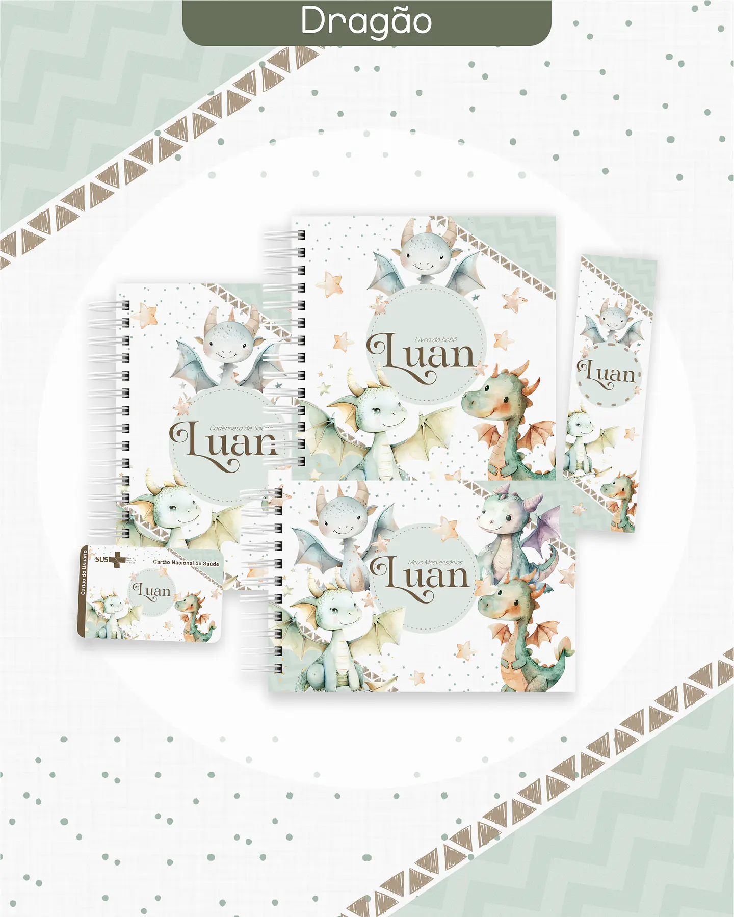 Arquivo Encadernação Baby Dragão - LETTERINHAS 1