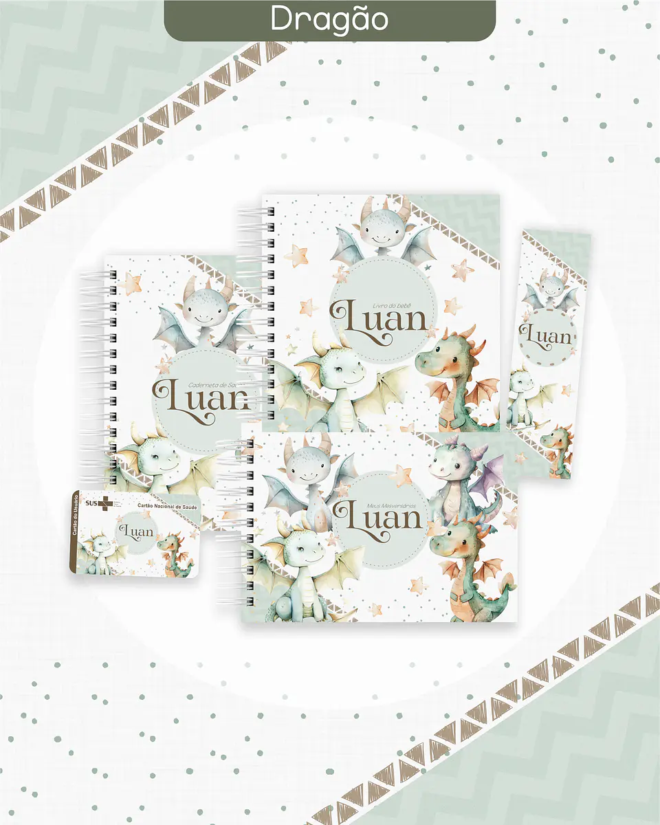 Arquivo Encadernação Baby Dragão - LETTERINHAS 1