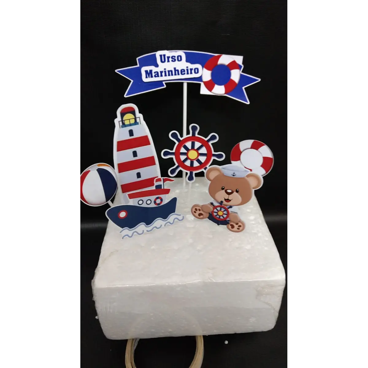 Arquivo Topo De Bolo Urso Marinheiro