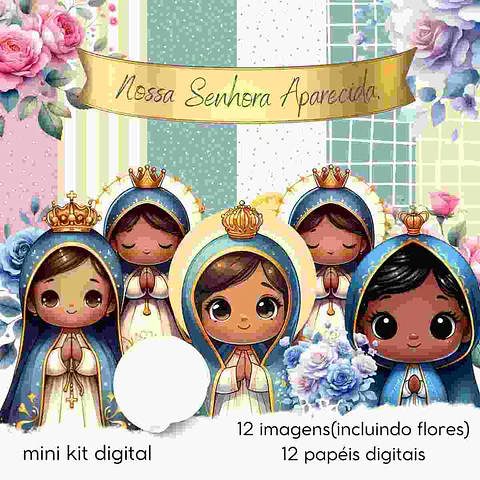 Kit Digital N.S Aparecida - Abelhinha Arquivos Digitais