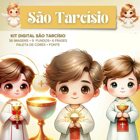 Kit Digital São João Tarcísio - Abelhinha Arquivos Digitais 