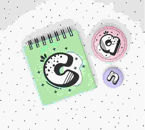 Kit Digital Alfabeto Lettering