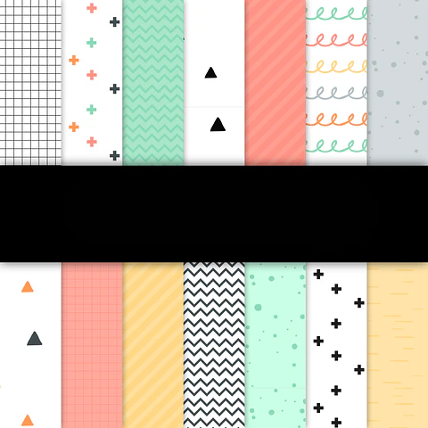 Kit Digital Papéis Básicos Candy 2