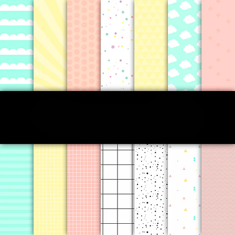 Kit Digital Papéis Básicos Candy 3 