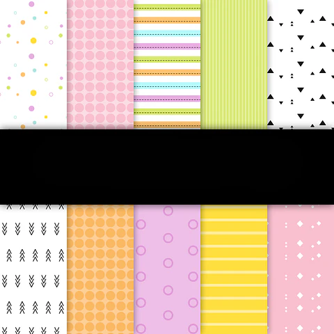 Kit Digital Papéis Básicos Colorindo 2 