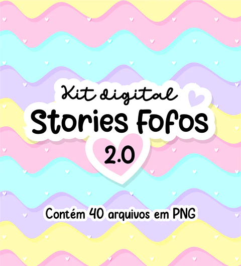 Kit Digital Stories Fofos - Ana Flor 