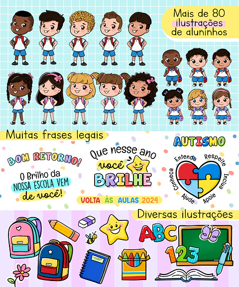 Kit Digital Volta as Àulas 2024 - Ana Flor 