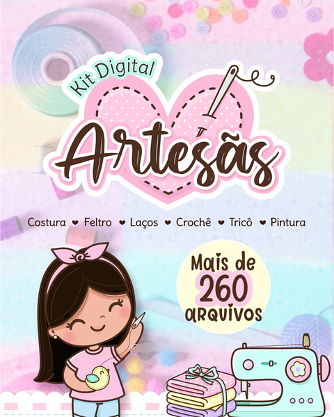 Kit Digital Artesã - Ana Flor 