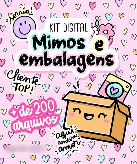 Kit Digital Mimos e Embalagens Clientes - Ana Flor 