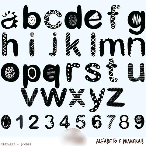 Kit Digital Festa no Pantanal Alfabeto - Balãozinho de Papel 