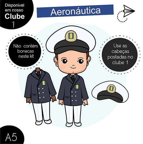 Kit Digital Aeronáutica - Boneca Digital