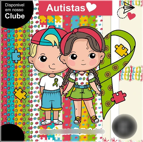 Kit Digital Autista - Boneca Digital