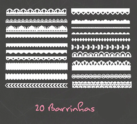 Kit Digital Barrinhas - Boneca Digital