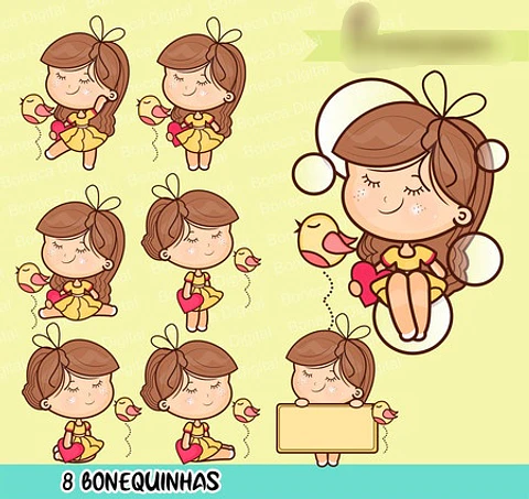 Kit Digital Boneca 3 - Boneca Digital