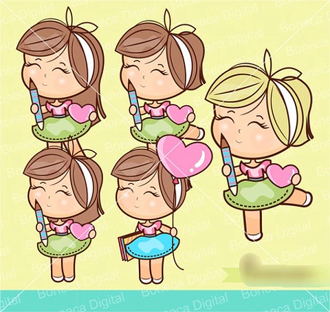 Kit Digital Boneca 9 - Boneca Digital 