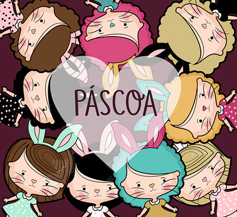 Kit Digital Boneca Páscoa 2 - Boneca Digital