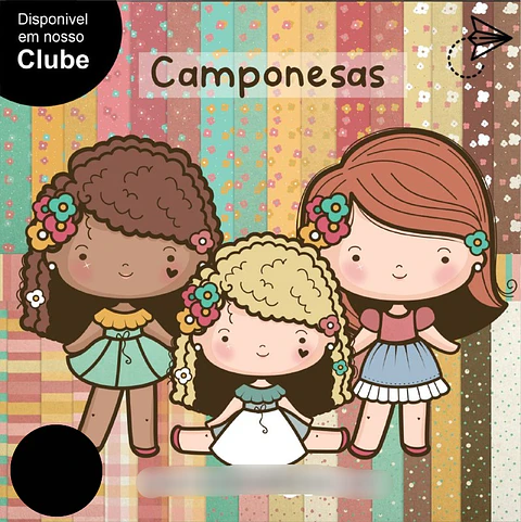 Kit Digital Camponesas - Boneca Digital