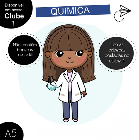 Kit Digital Engenheia Química - Boneca Digital