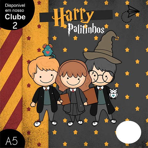 Kit Digital Harry Potter Palitinhos - Boneca Digital