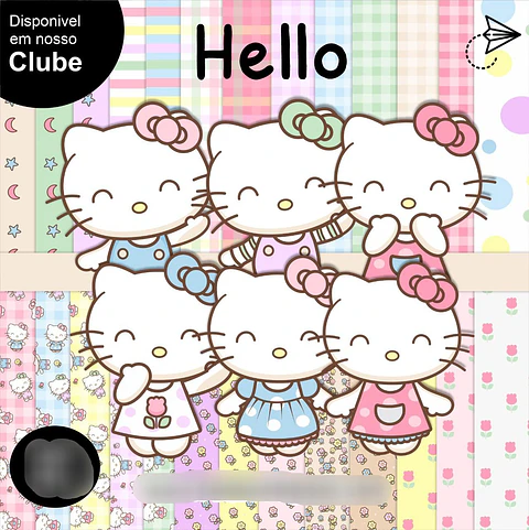 Kit Digital Hello Kitty - Boneca Digital