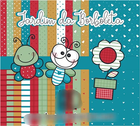 Kit Digital Jardim das Borboletas - Boneca Digital