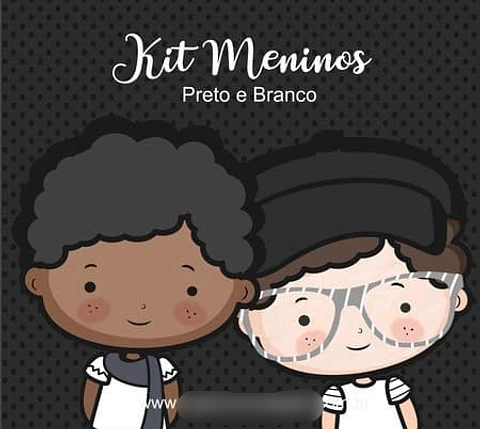 Kit Digital Meninos 6 - Boneca Digital