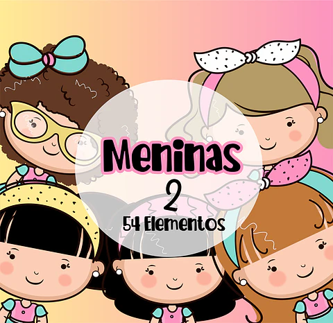 Kit Digital Meninas 2 - Boneca Digital